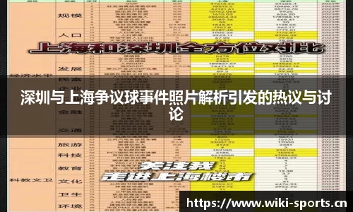 深圳与上海争议球事件照片解析引发的热议与讨论